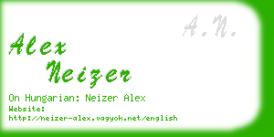 alex neizer business card
